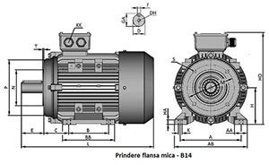 motor electric Techwerk poza motor electric